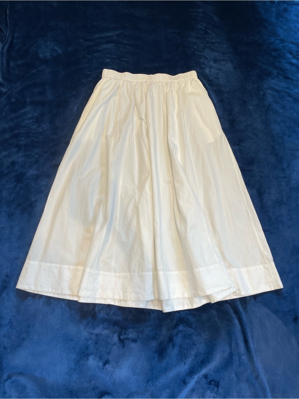 Free People White Midi Skirt